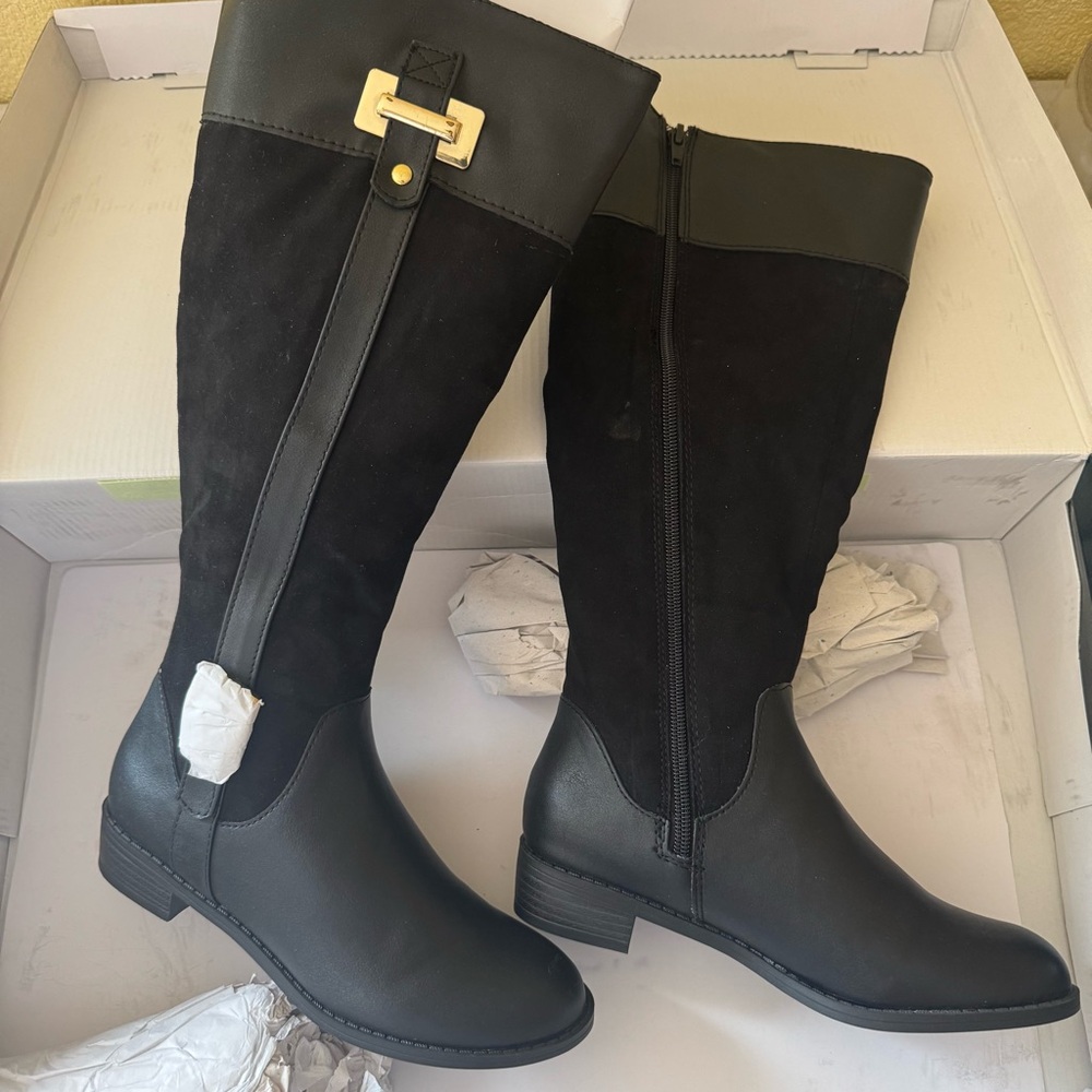 Black Knee-High Women's Boots